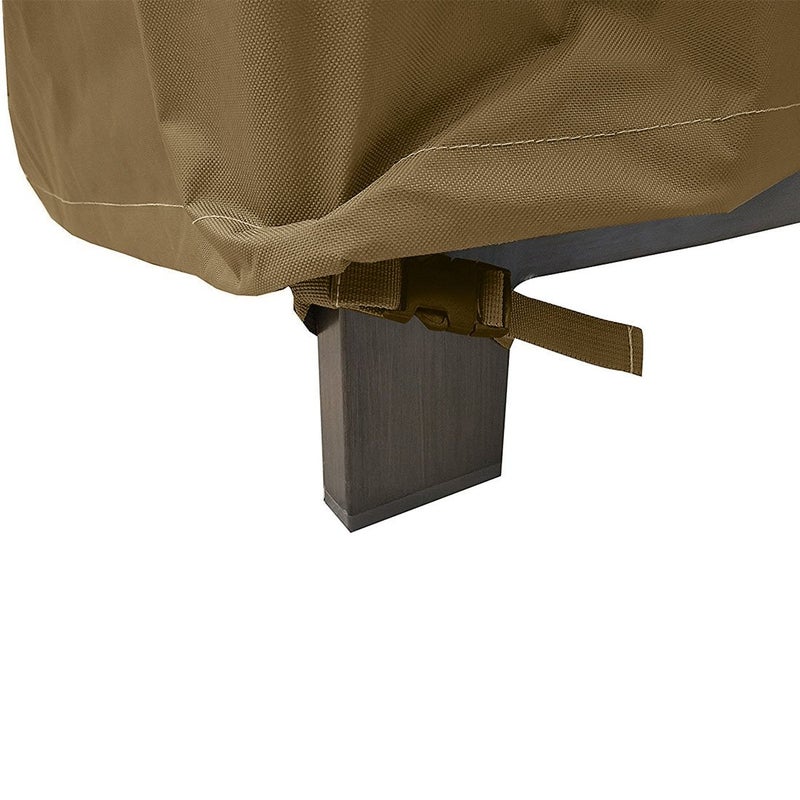 Vanteriam Patio Stackable Chairs Cover - Durable and Waterproof Large Outdoor Stacking Chairs Cover, Fits Stack of up to 8 Chairs - Image 3